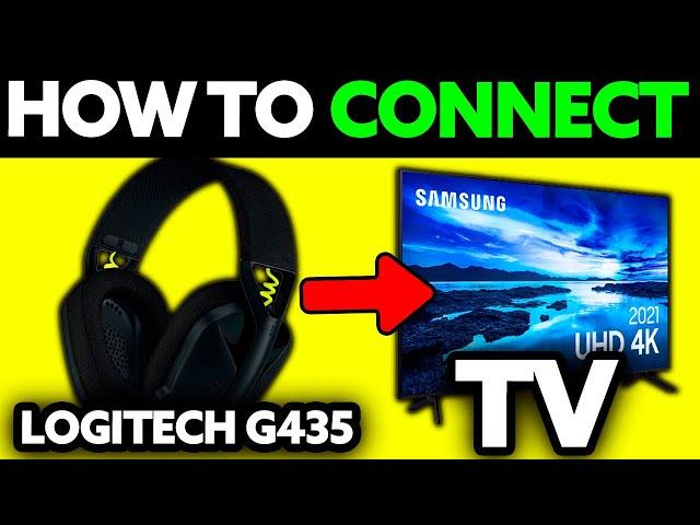 How To Connect Logitech G435 to TV (2024) - Step by Step