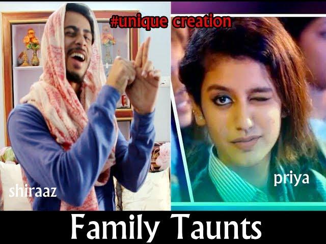Family Taunts || Part 3 || By unique creation