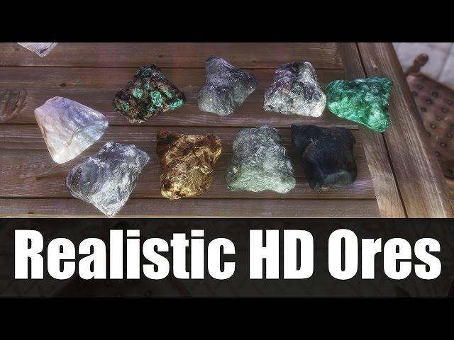 Skyrim Mods - Realistic HD Ores [4k/HD]