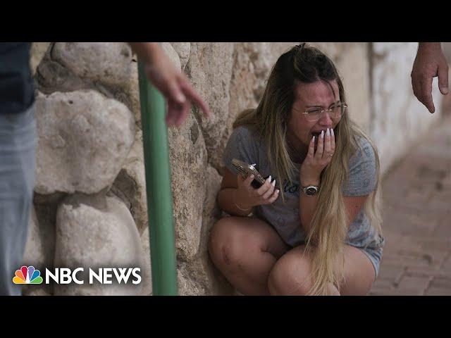 Tears and terror as Hamas rockets hit Israeli town of Ashkelon