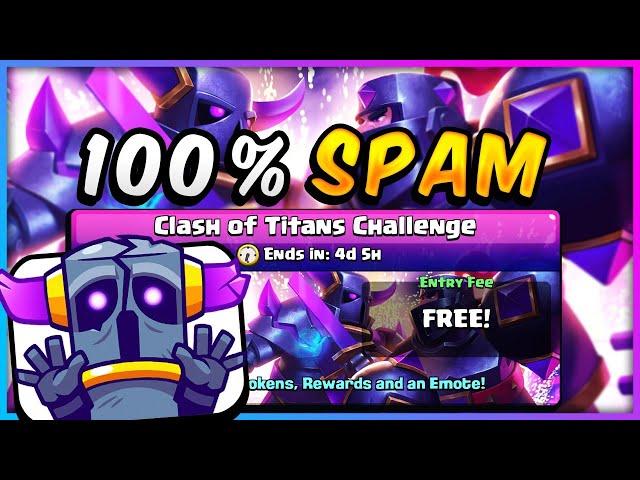 CLASH OF TITANS CHALLENGE in CLASH ROYALE!