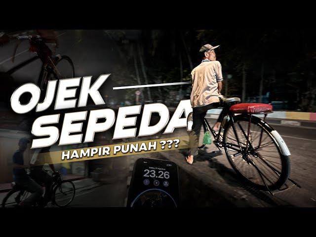 Hampir Punah ?? Tengah Malam Naik Ojek Sepeda Jakarta