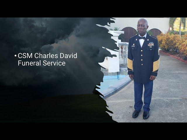 CSM Charles David Funeral Service
