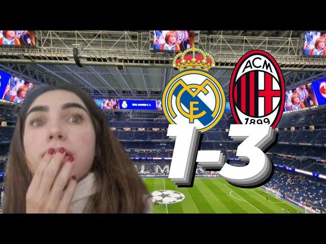 CRISIS PREOCUPANTE Real Madrid 1-3 AC Milán en el Santiago Bernabéu  REACCIÓN MADRIDISTA