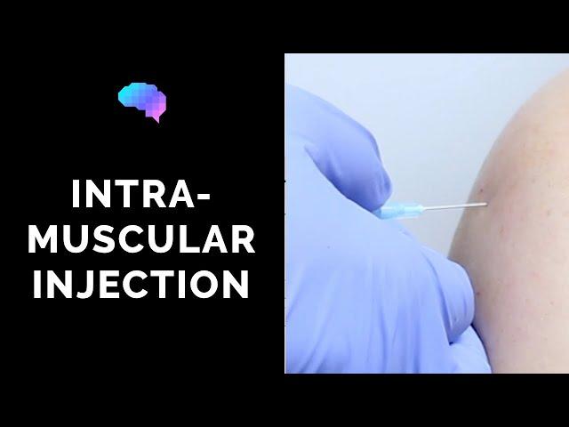 Intramuscular (IM) injection - OSCE Guide | UKMLA | CPSA