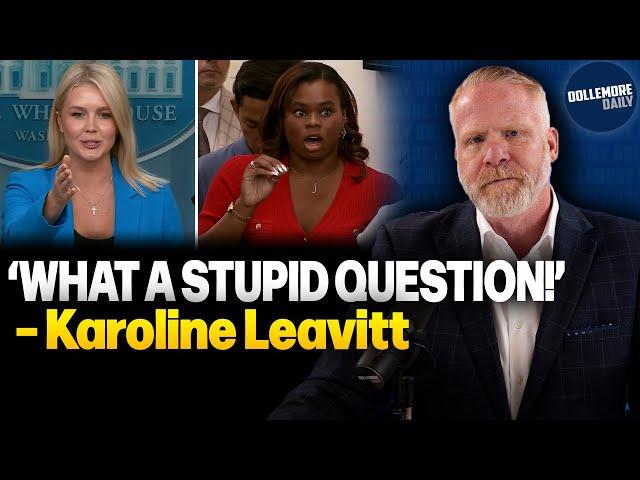 Karoline Leavitt ATTACKS BLACK REPORTER For Asking Question About Freedom!!!