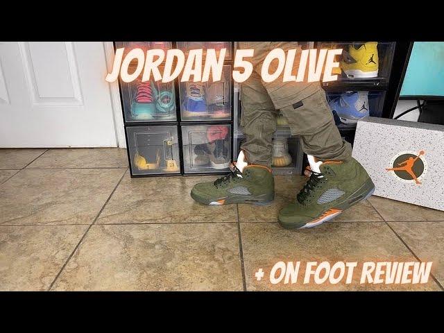 Air Jordan 5 Olive Review + On Foot Review & Sizing Tips