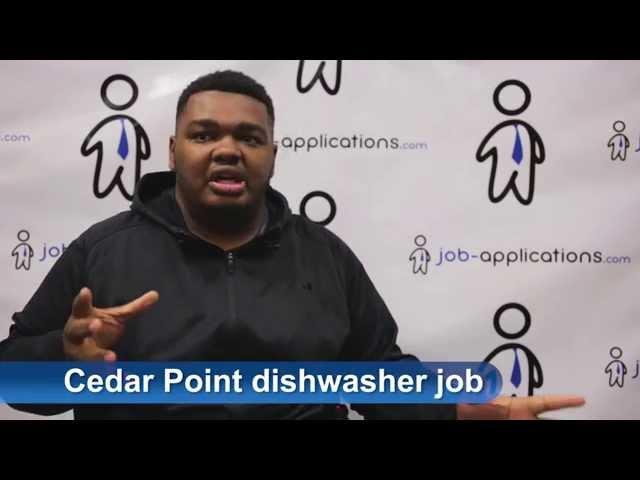 Cedar Point Interview - Dishwasher