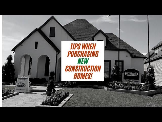 5 tips when purchasing a new construction homes in Texas| Houston Texas | Michael Gonzales