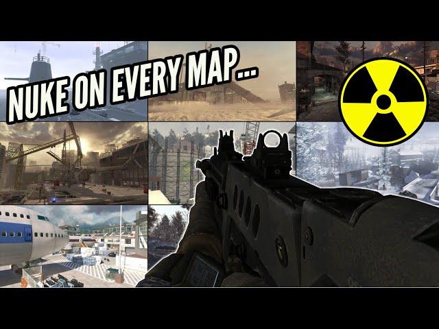 1 NUKE On EVERY Map In The Original Modern Warfare 2..