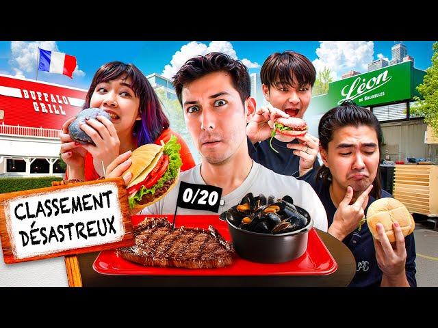 J'emmène des Japonais  juger les restaurants populaires en France 