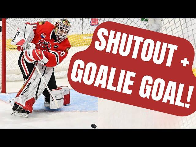 Jaxson Stauber Makes History With A Goalie Goal And Shutout In The Same Game!