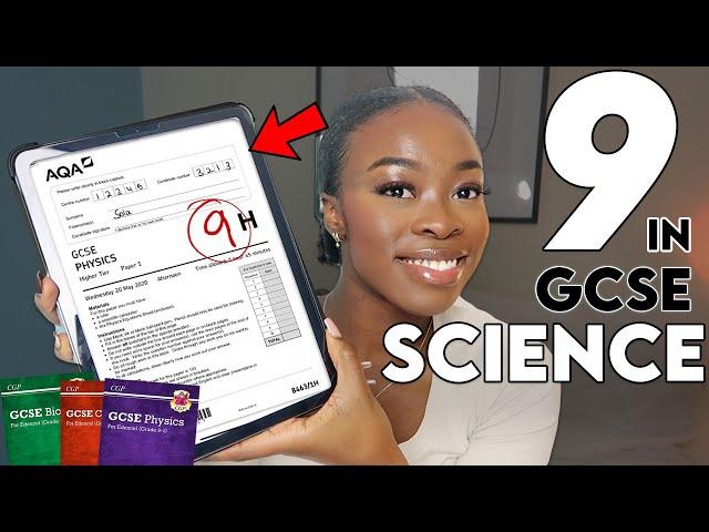 HOW TO GET A GRADE 9 IN GCSE SCIENCE (Triple & Combined) | Secrets They Don't Tell You