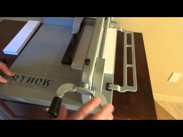 The Original STACK® S12 Paper Cutter Demo