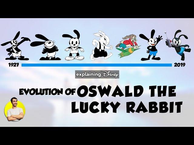 Evolution of OSWALD THE LUCKY RABBIT, Disney's Original Mickey - 92 Years Explained