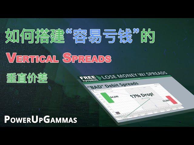 如何搭建容易亏钱的垂直价差（以及你该如何搭建期权策略）| How to Setup Vertical Spreads the Correct Way