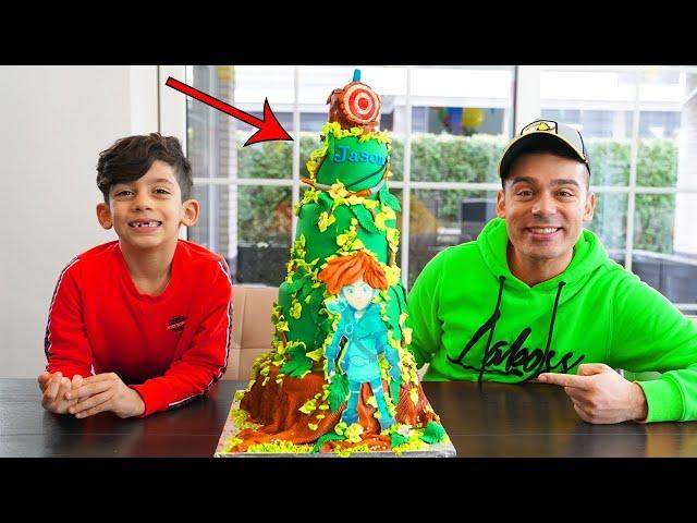 Jason y Alex hacen un pastel sorpresa para el cumpleaños | Darse regalos el uno al otro!