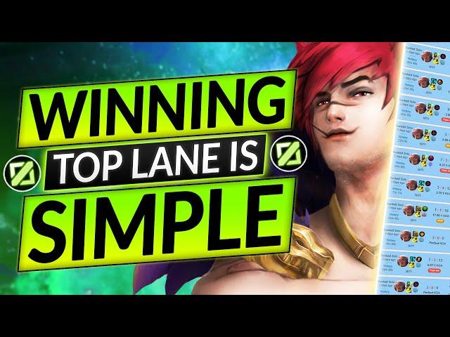 Top Lane is LITERALLY FREE LP if You Do This - SETT Challenger vs. Low Elo - LoL Guide