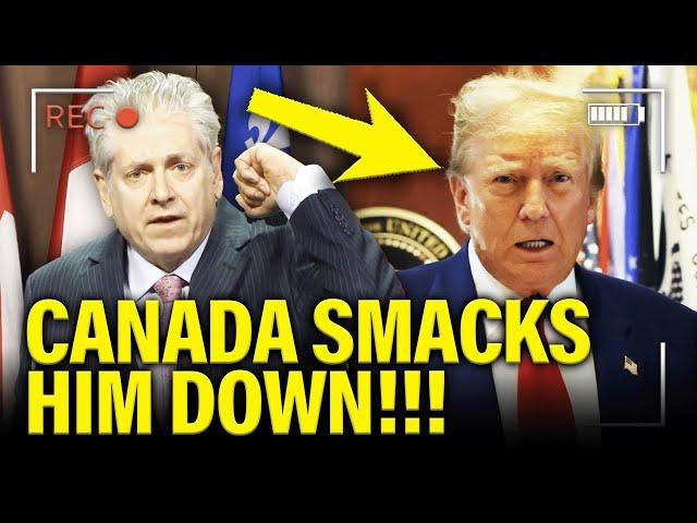 Canada MP DESTROYS Trump at PRESS CONFERENCE