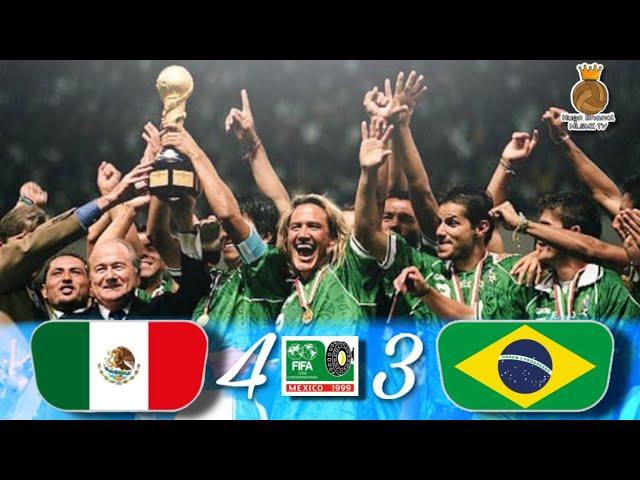 México 4-3 Brasil | Final Copa Confederaciones 1999 | Resumen, Reseña y Goles HD 720p