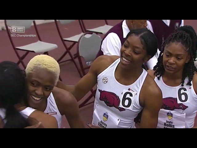 SEC INDOOR 2022 : ARKANSAS DESTROYS NCAA RECORD IN 4X400M - 3:24.09 !!!!