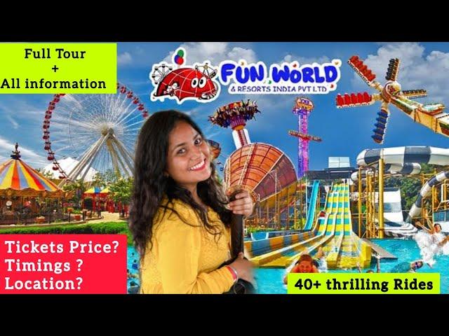 FUN WORLD BANGALORE || WATER WORLD ||Ticket Price, All Rides & Full Tour Amusement Park #funworld