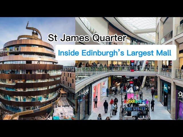 St James Quarter |  Inside Largest Mall In Edinburgh, Scotland 2024 | Walking Tour.