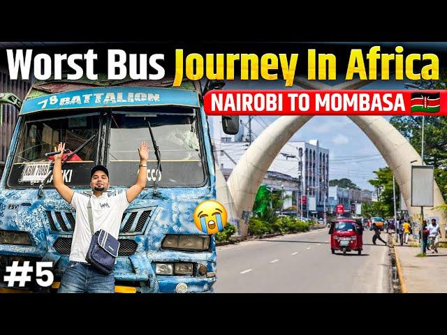 Worst And Longest Bus Journey Of My Life In Africa  | Indian In Kenya