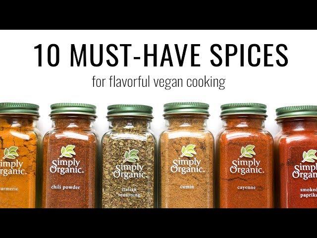 MUST-HAVE SPICES FOR VEGAN COOKING | an inside look at my spice cabinet