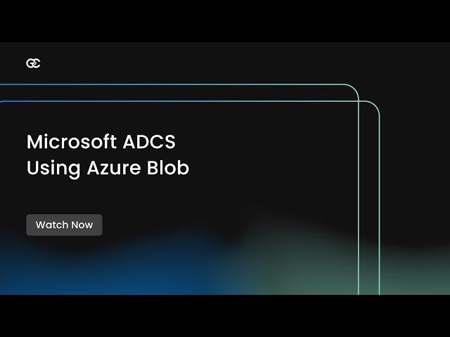 Microsoft Active Directory Certificate Services (AD CS) using Azure Blob Storage