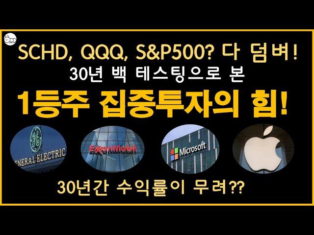 애플 주식(시총1등주) : SCHD, 나스닥 QQQ, S&P500 미국주식 투자