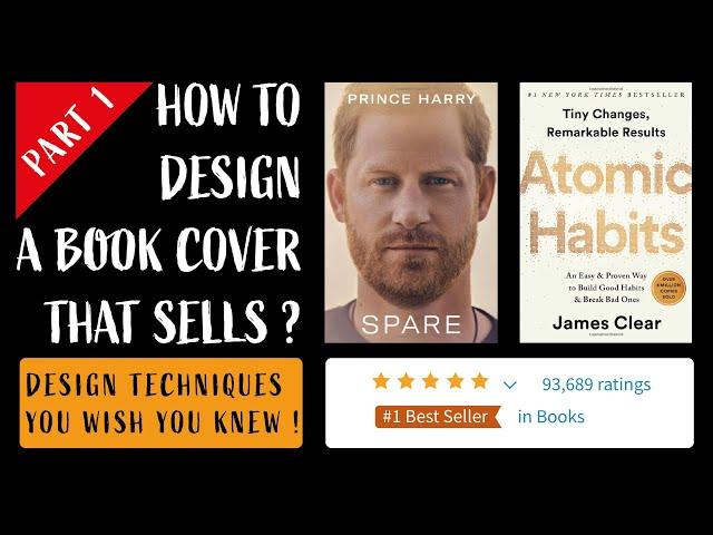 KDP Book Cover Design Tutorial : Design Secrets for Indie Authors & Low Content Books 2023 [Part 1]