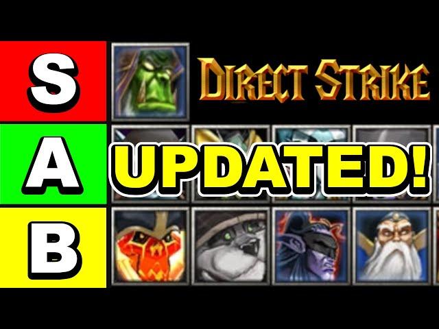 HERO TIER LIST! (2000 MMR) Warcraft 3 Direct Strike Tips