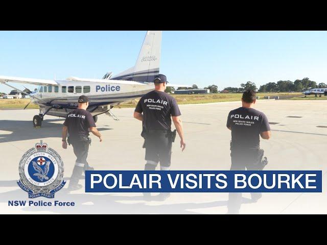 PolAir visits Bourke - NSW Police Force