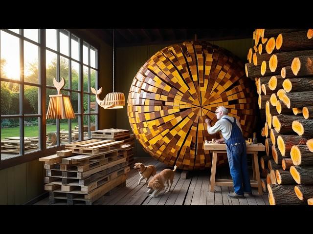 Beyond Imagination: 70-Year-Old Craftsman Creates Wooden Wonders to Elevate Your Home. A Must-See