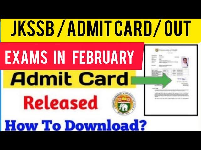 JKSSB NEW EXAM RESHEDULES/ VARIOUS EXAM DATES/ FULL DETAILED GUIDE #sposjobs #jkssb #jkpsc