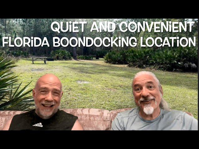 Quietest Florida RV Camping Boondocking Location