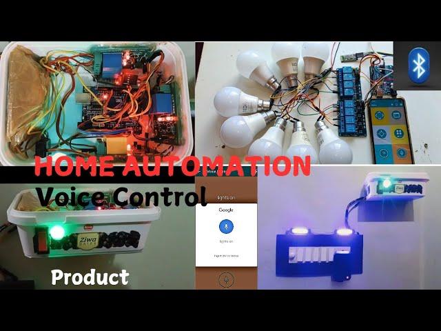 Home automation using Bluetooth module + Arduino UNO with Complete product