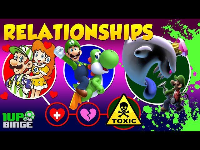 Luigi’s Relationships: ️ Healthy to Toxic ️