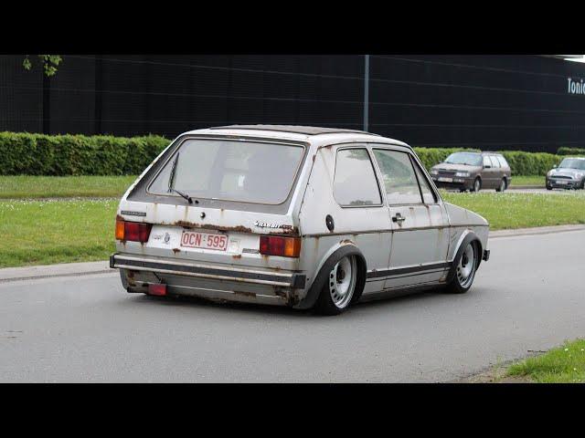 Volkswagen Tuner cars leaving a Carshow #2