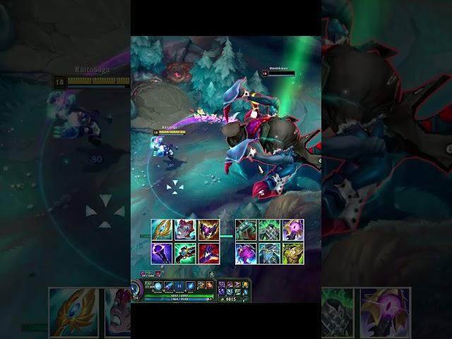 15K AP VEIGAR killing 100K HP CHO'GATH in 1 second #leagueoflegends