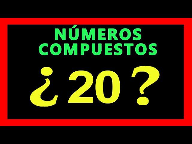  Numeros Compuestos  Que son los Numeros Compuestos