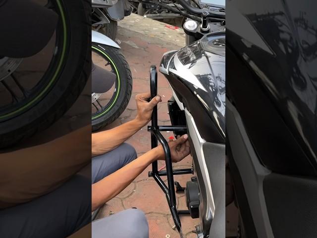 Installing best Crash Guard for DOMINAR 250 / All Models#shorts #crashguard #dominar