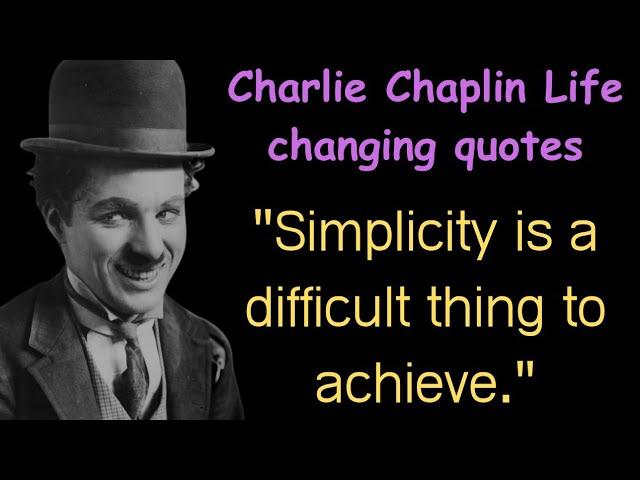 Charlie Chaplin Motivational quotes about Life #quotes #motivation