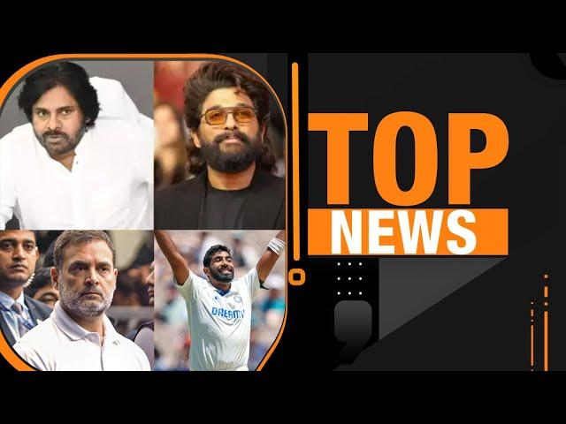 Top News: Pawan Kalyan Criticizes Allu Arjun; BJP vs Cong over Rahul's Vietnam trip | News9