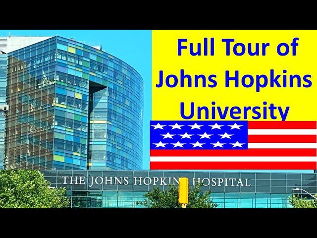 Tour of Johns Hopkins University Campus, Johns Hopkins hospital, America Vlogs, America Darshan