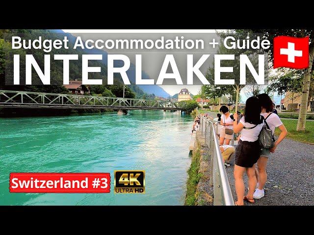  Beautiful Swiss town Interlaken Switzerland | Budget hotel in Interlaken #interlaken