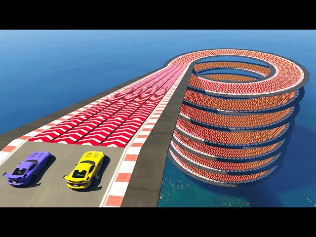 Endless Speed Boost Loops - Floor By Floor Race - GTA 5