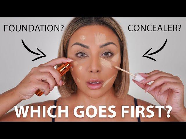 CONCEALER BEFORE OR AFTER FOUNDATION? | NINA UBHI