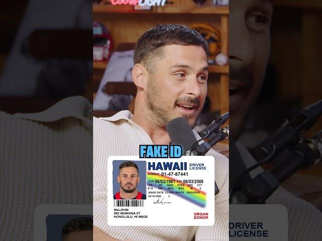 Amendola tried buying beer... got caught by the local fame